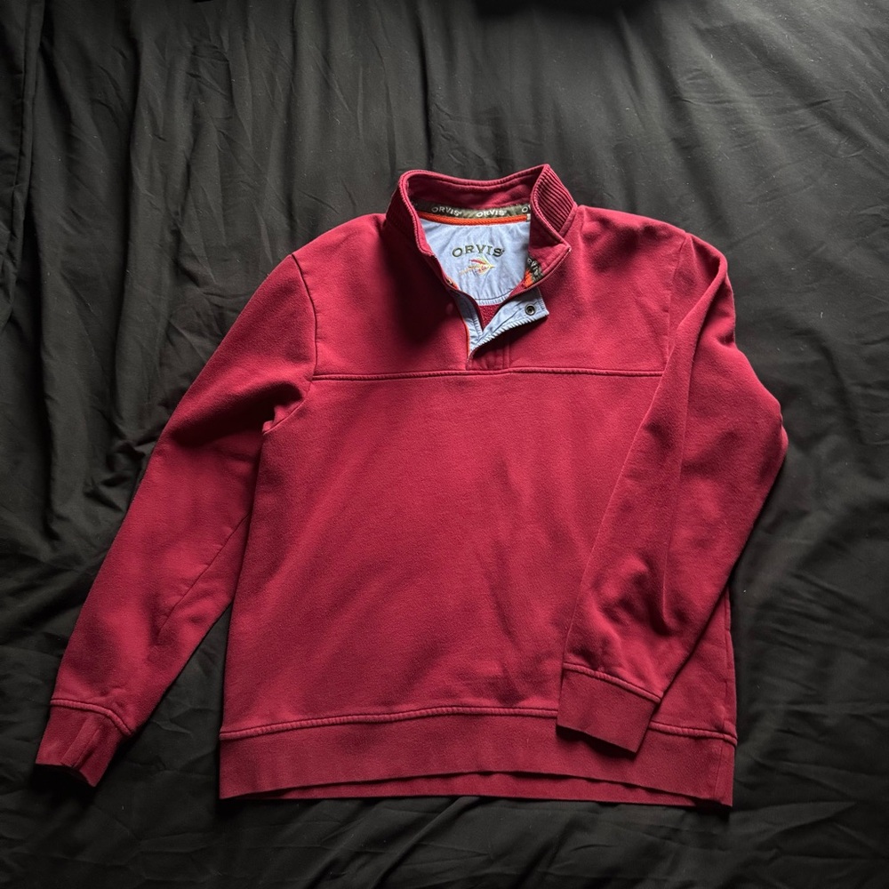 Orvis Men's Rich Red Quarter-Zip